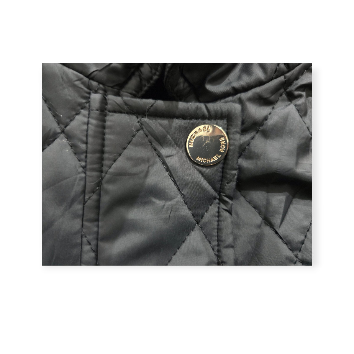 Chamarra Cazadora Michael Kors De Mujer Grande L Color Negra