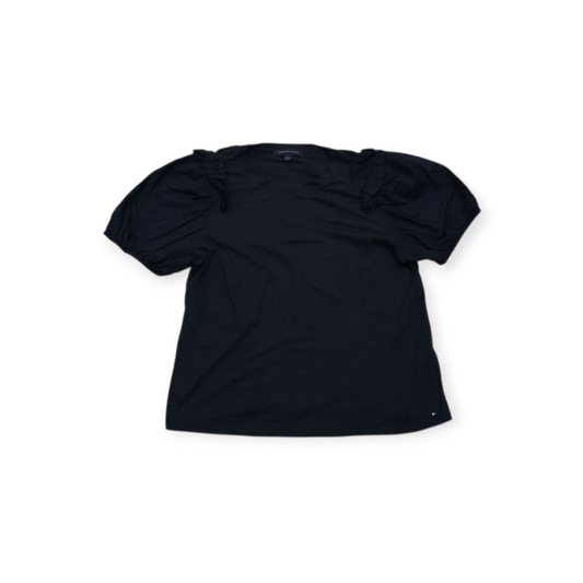 Blusa Tommy Hilfiger Grande L Azul Manga Corta Amplia