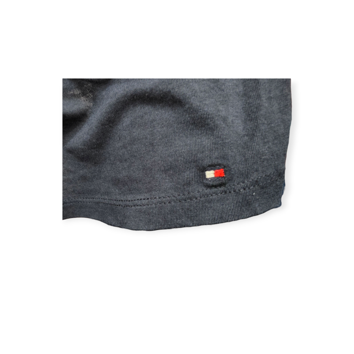 Blusa Tommy Hilfiger Grande L Azul Manga Corta Amplia