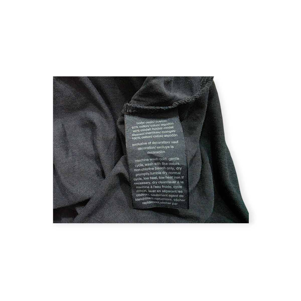 Blusa Tommy Hilfiger Grande L Azul Manga Corta Amplia