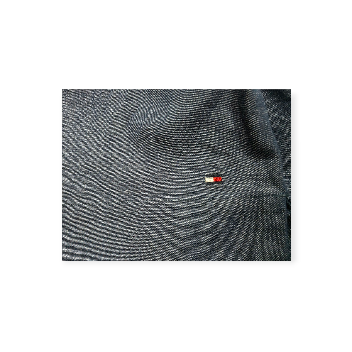 Blusa Tommy Hilfiger Xg Escote Medio Strapple Azul Acero