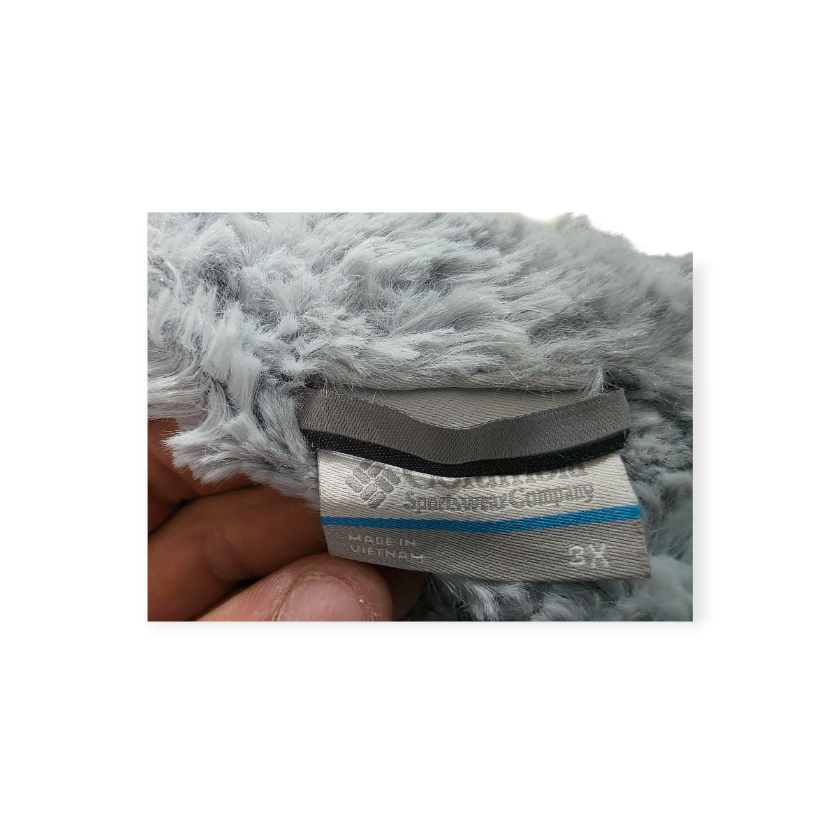 Chamarra Columbia Mujer Azul Marino Peludita Dentro Talla 3x