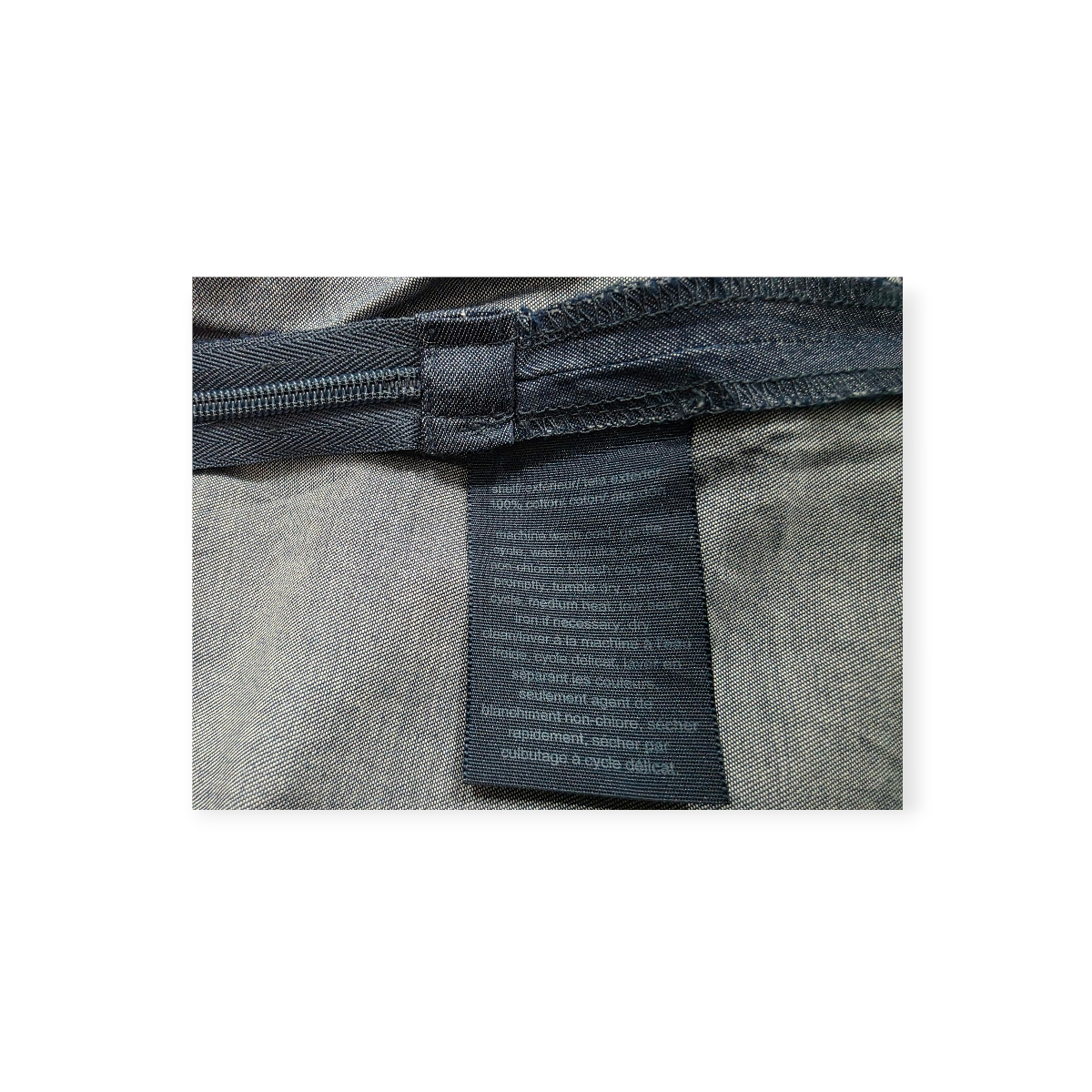 Blusa Tommy Hilfiger Xg Escote Medio Strapple Azul Acero