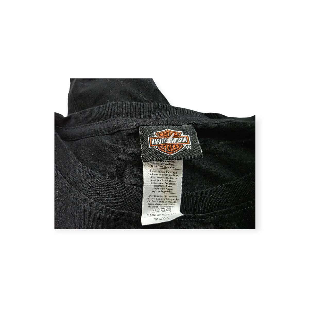 Playera Harley Davidson Chico S Negra De Mujer Yellowstone