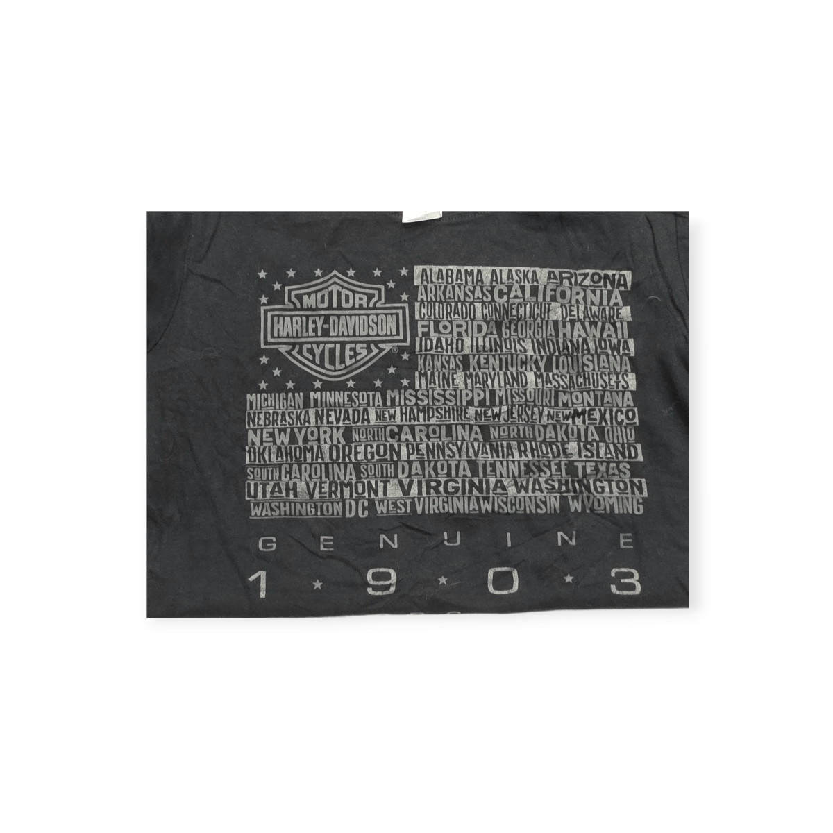 Playera Harley Davidson Chico S Negra De Mujer Yellowstone