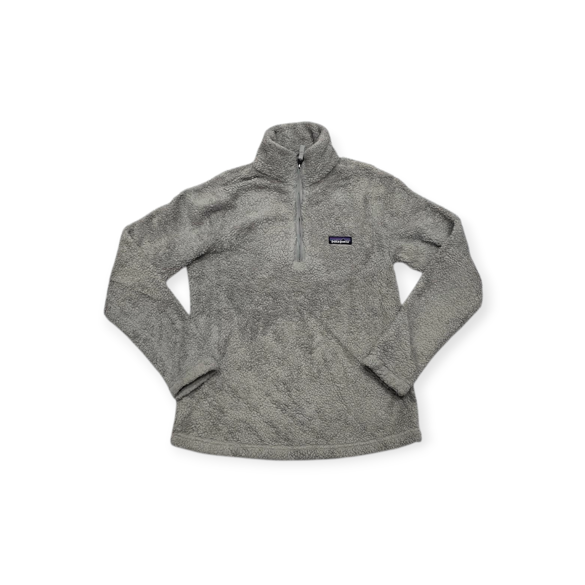 Patagonia Polarsherpa Gris Mujer S Worn Wear Recycled Fleece