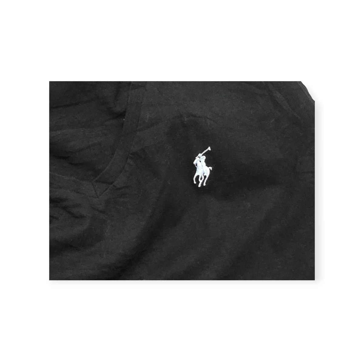 Playera Ralph Lauren Sport D Mujer Mediana Negra Pony Blanco