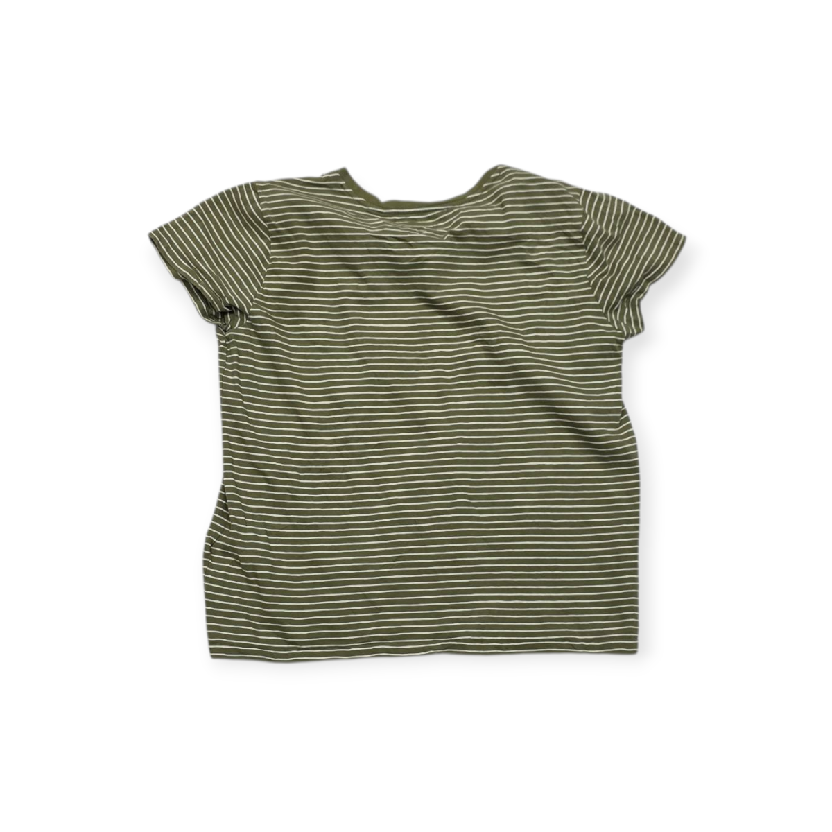 Playera Polo Ralph Lauren Mediana M Manga Corta Verde Rayada