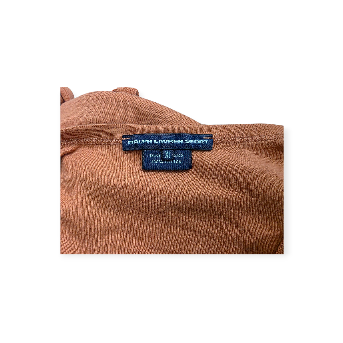 Playera Ralph Lauren Sport Xgrande Xl Naranja Cuello V