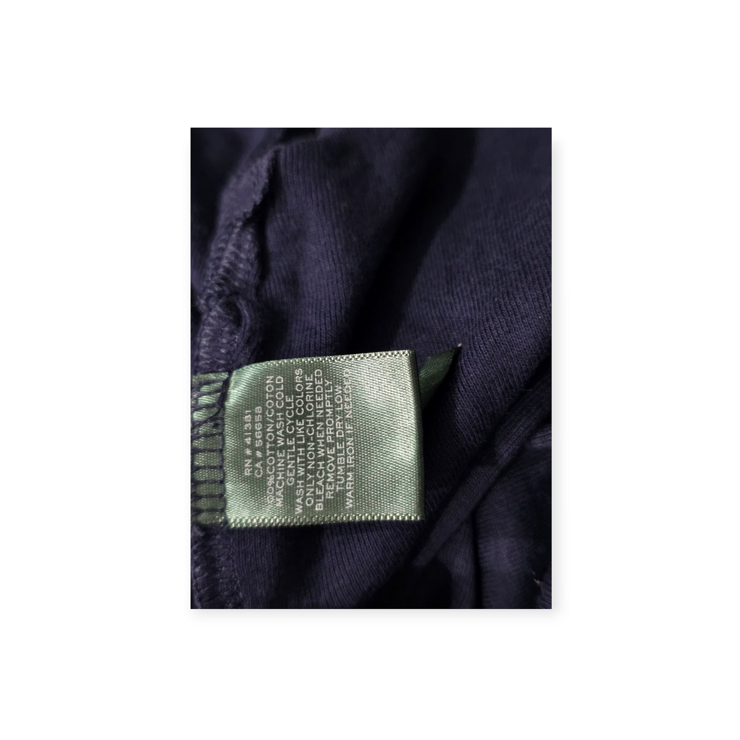 Blusa Ralph Lauren Manga Corta L Azul Marino Con Cierres