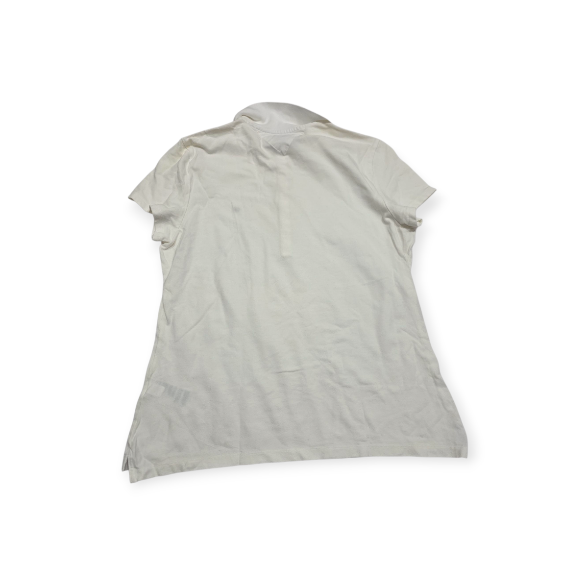 Playera Tommy Hilfiger Xgrande Xl Manga Corta Color Blanca