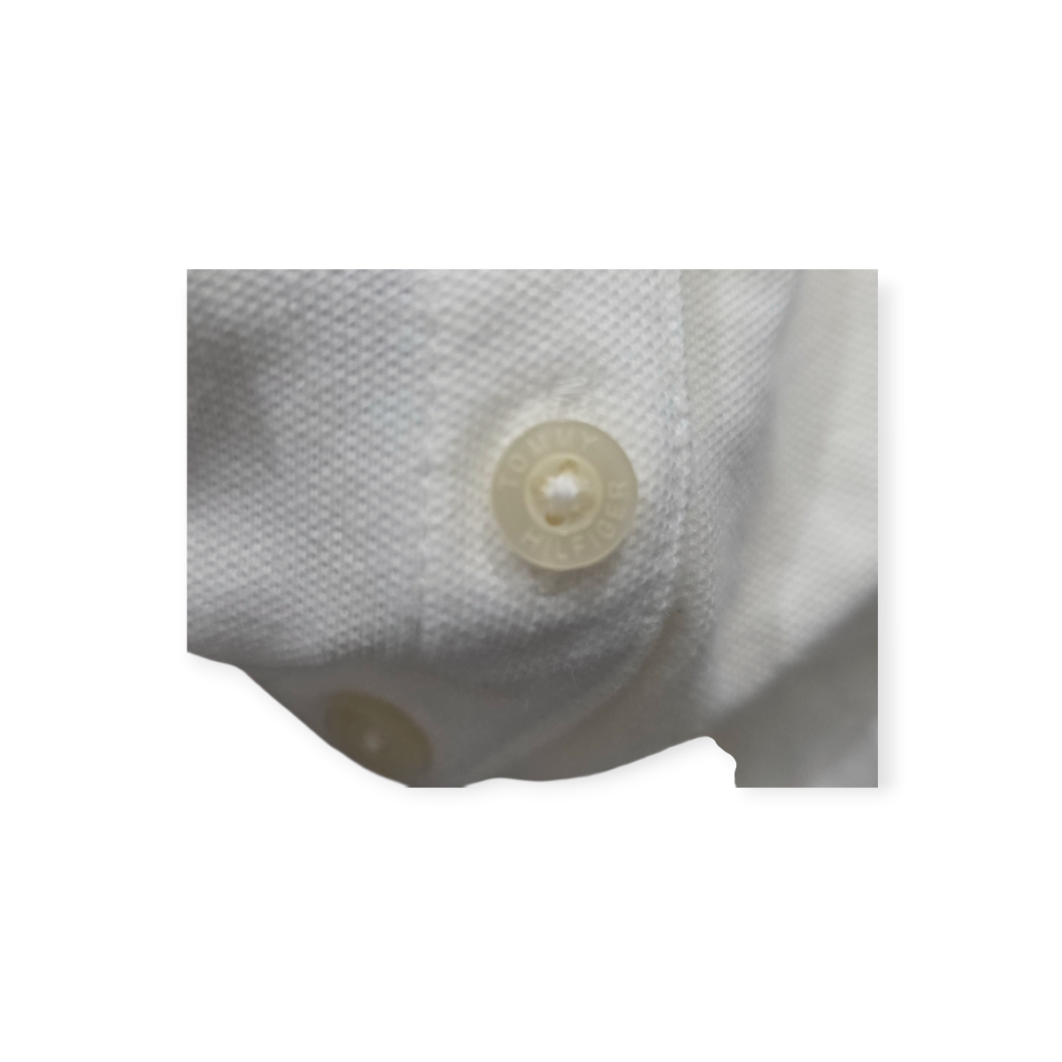 Playera Tommy Hilfiger Xgrande Xl Manga Corta Color Blanca