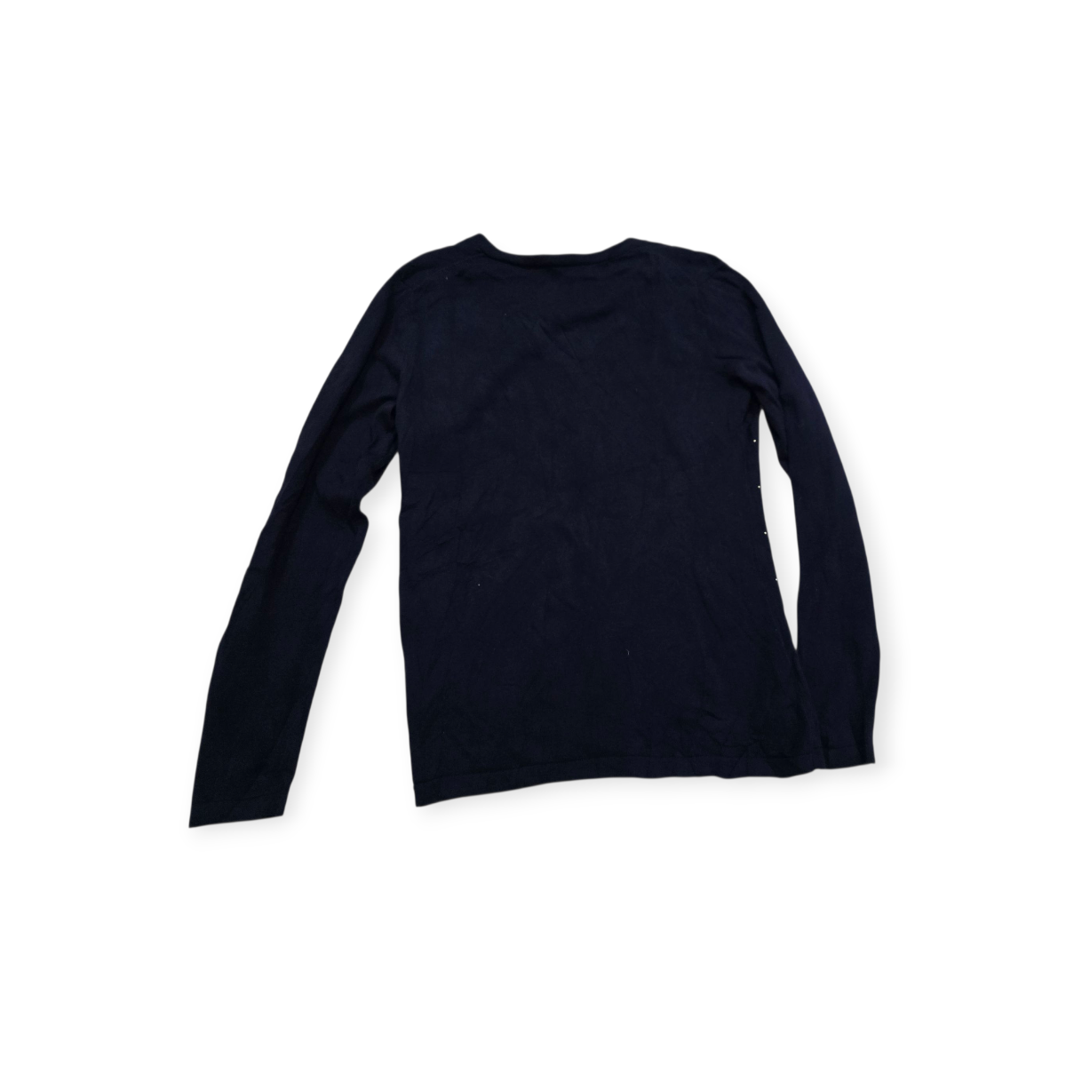 Sueter Tommy Hilfiger Mediano M Azul Marino Con Estoperoles (Usado)