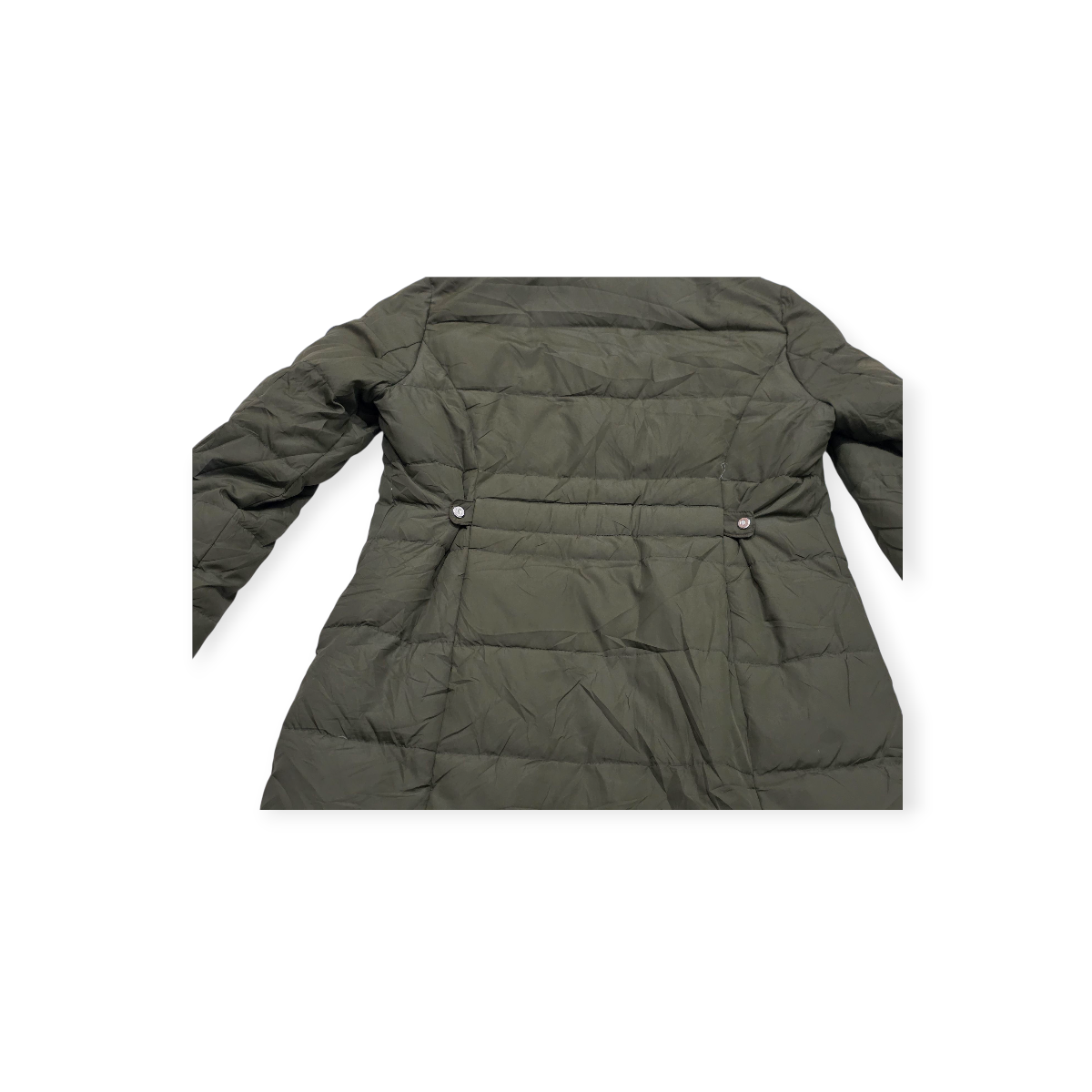 Abrigo Puffer Ralph Lauren Mujer Talla L Capucha Con Forro