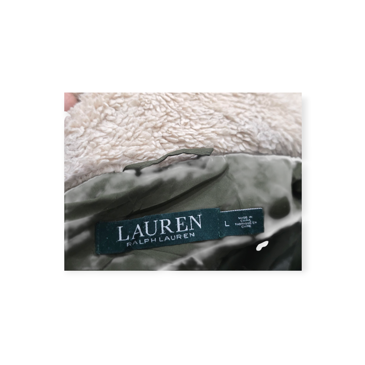 Abrigo Puffer Ralph Lauren Mujer Talla L Capucha Con Forro