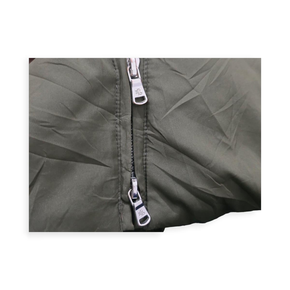 Abrigo Puffer Ralph Lauren Mujer Talla L Capucha Con Forro