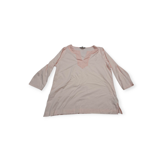 Blusa Ralph Lauren Rosa Claro De Mujer Manga 3/4 Talla 1x