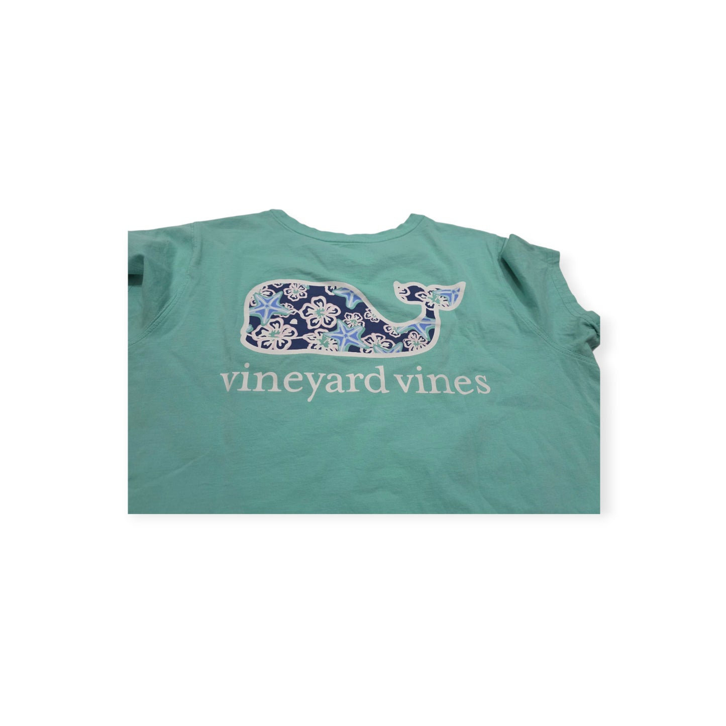 Playera Vineyard Vines Xchico Xs Menta Manga Corta De Mujer