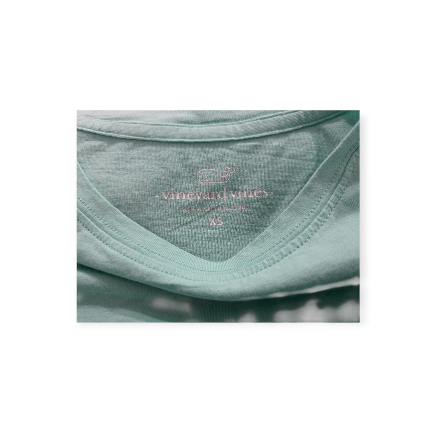 Playera Vineyard Vines Xchico Xs Menta Manga Corta De Mujer