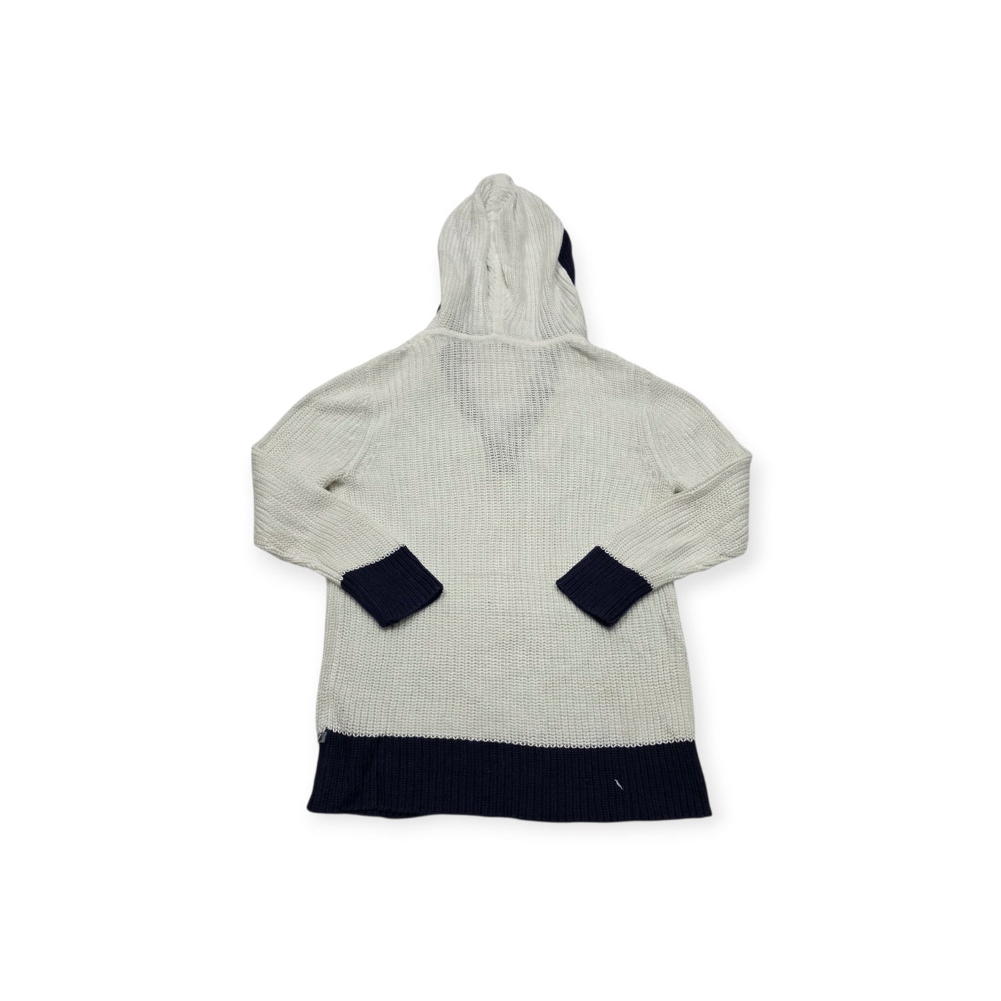 Sueter Con Gorro Ralph Lauren Petite Blanco Con Azul
