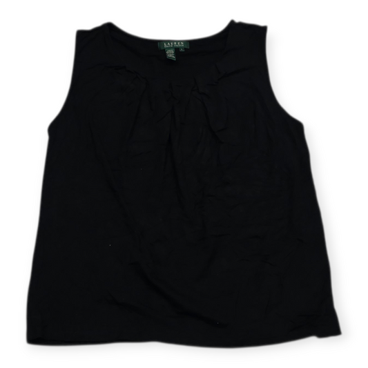 Blusa Ralph Lauren Grande L Sin Mangas Color Negro