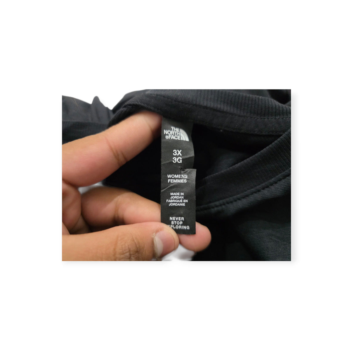 Playera The North Face Color Gris Oscuro Talla 3x De Mujer